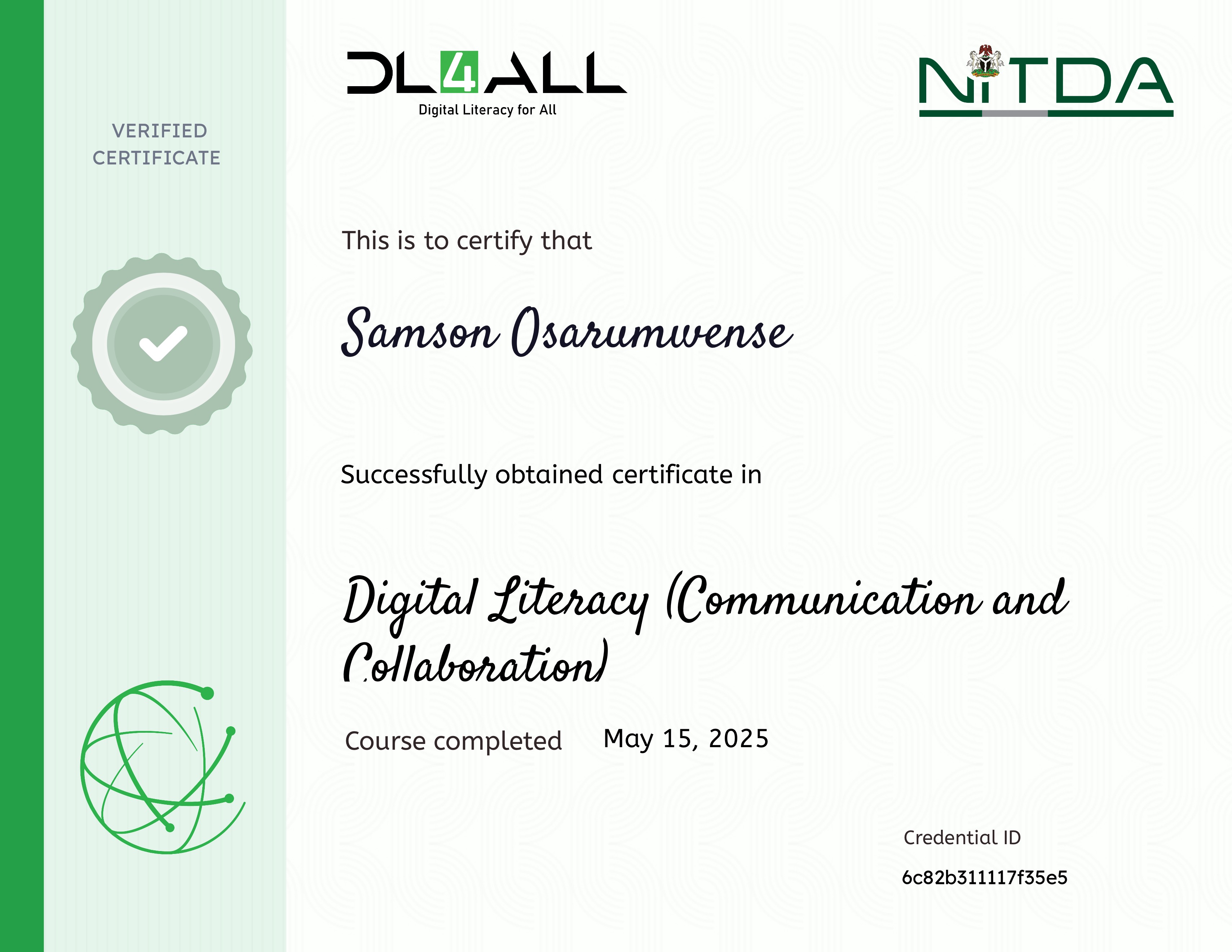 Digital Literacy (Communication and Collaboration)