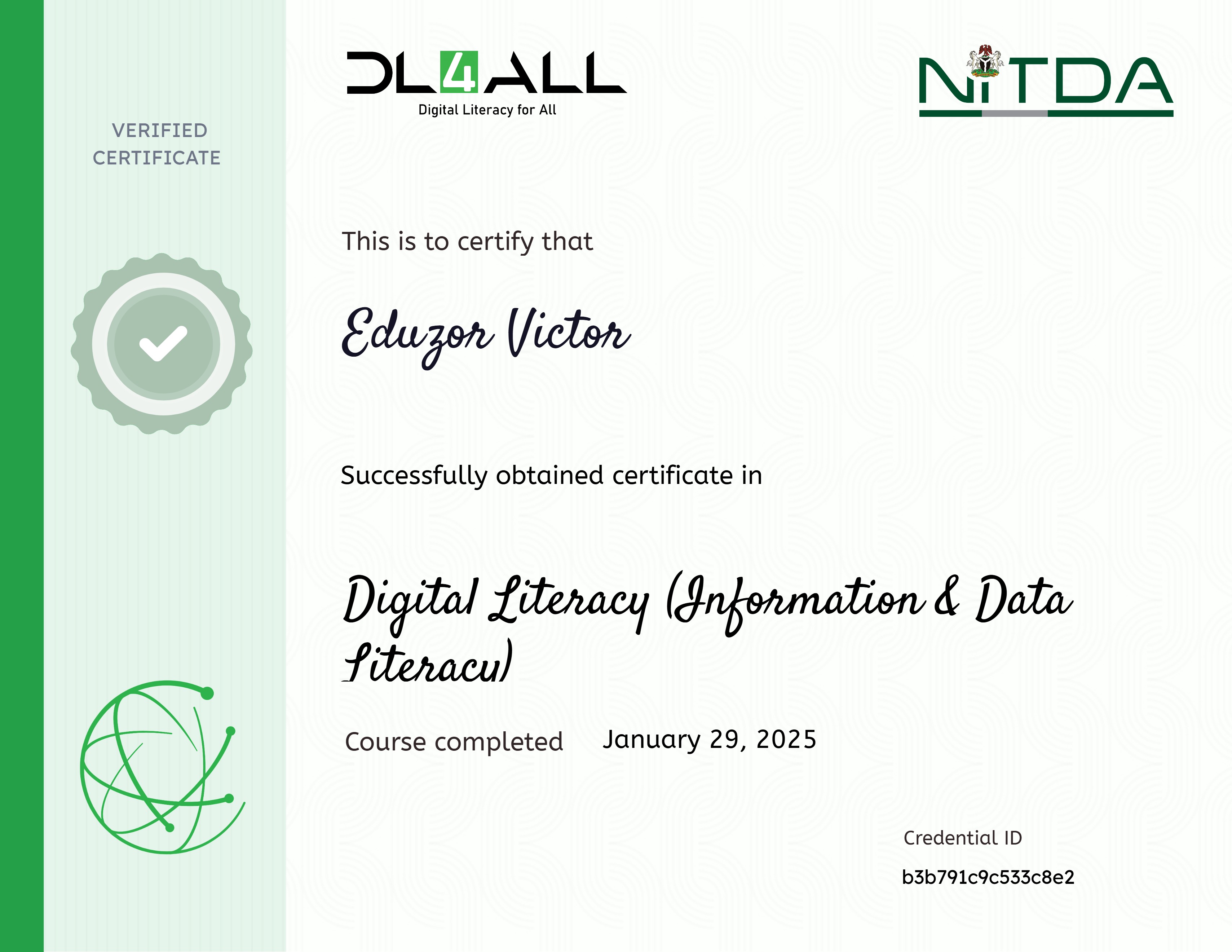 Digital Literacy (Information & Data Literacy)