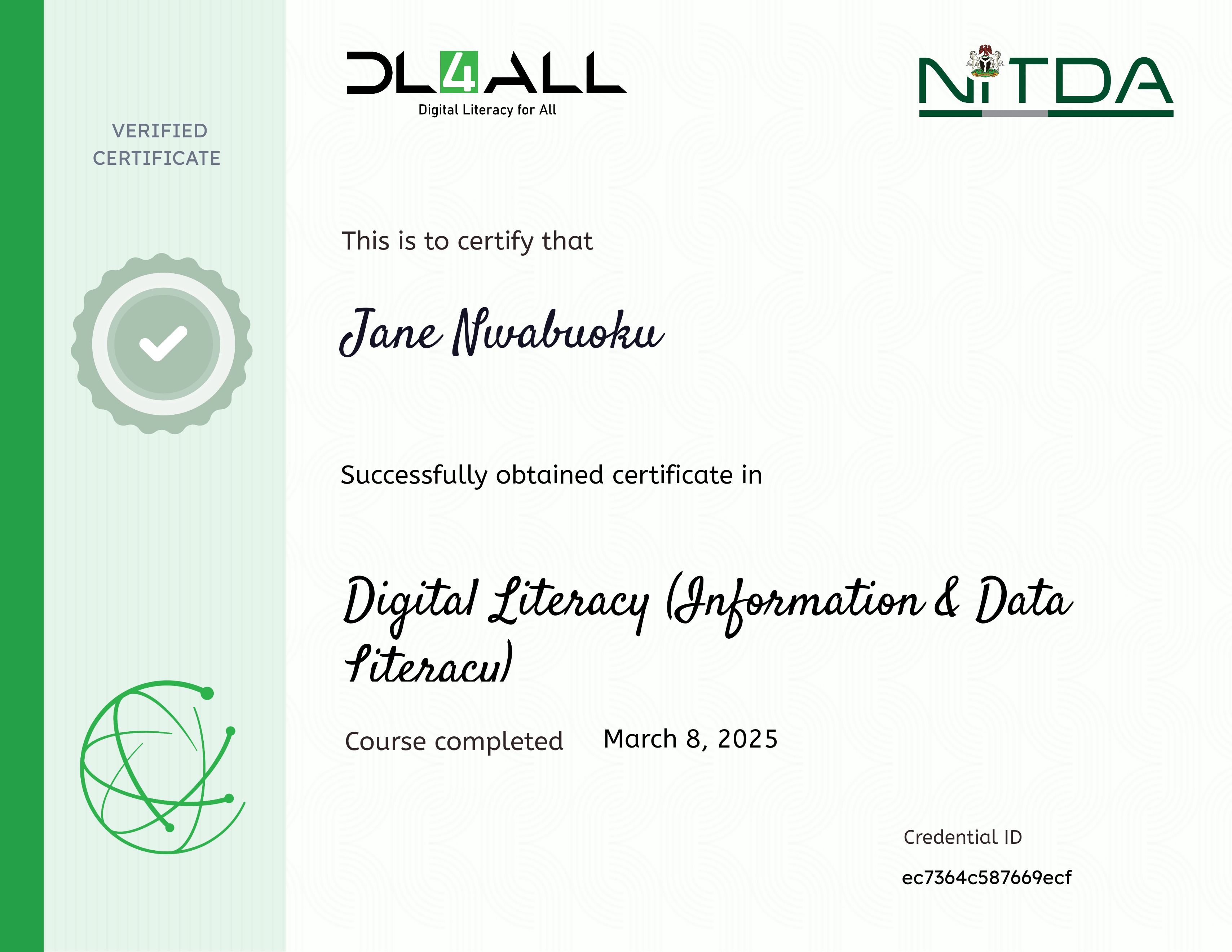 Digital Literacy (Information & Data Literacy)