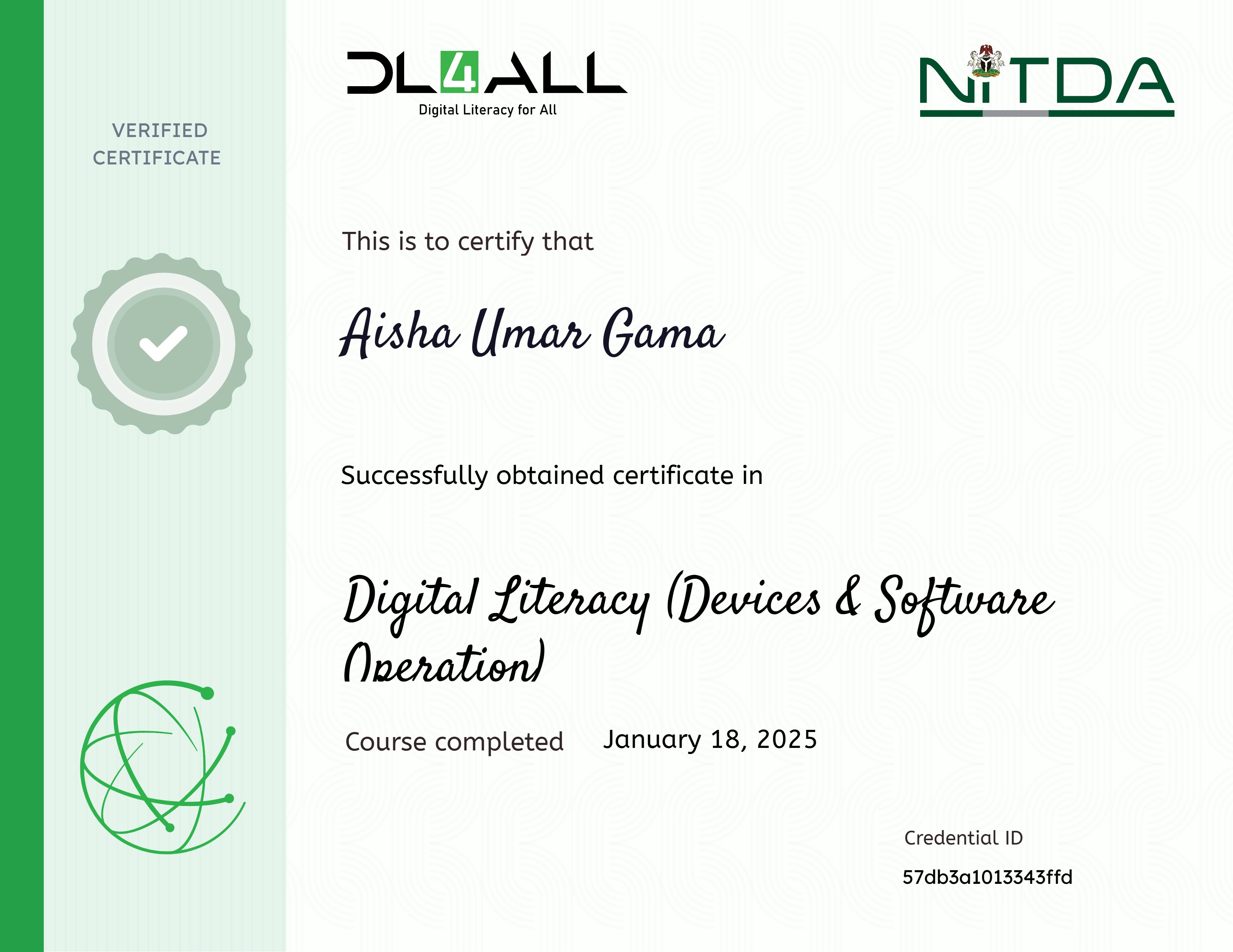 Digital Literacy (Devices & Software Operation)